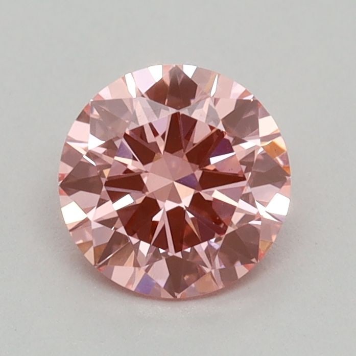 Loose Diamond - ROUND 0.41ct Fancy Vivid Pink VS1 (1 of 1)