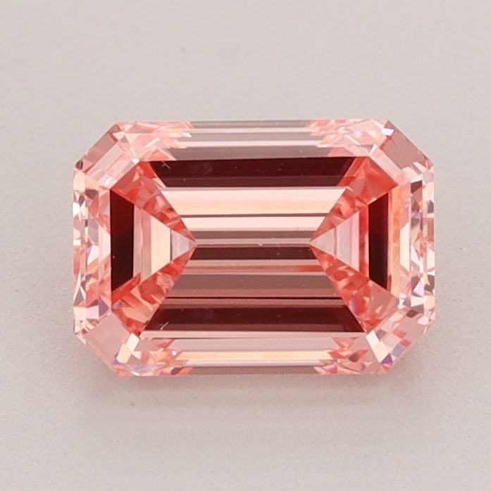 Loose Diamond - EMERALD 1.3ct Fancy Vivid Pink VS1: Loose Diamond - EMERALD 1.3ct Fancy Vivid Pink VS1 Source: This is a real non-mined Diamond that has been grown in a lab Shape: EMERALD Carats: 1.3 Color: Fancy Vivid Pink Certification: IGI Video: