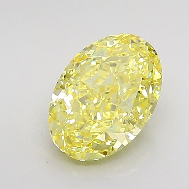 Loose Diamond - OVAL 1.56ct Fancy Intense Yellow VS1: Loose Diamond - OVAL 1.56ct Fancy Intense Yellow VS1 Source: This is a real non-mined Diamond that has been grown in a lab Shape: OVAL Carats: 1.56 Color: Fancy Intense Yellow Certification: IGI Video