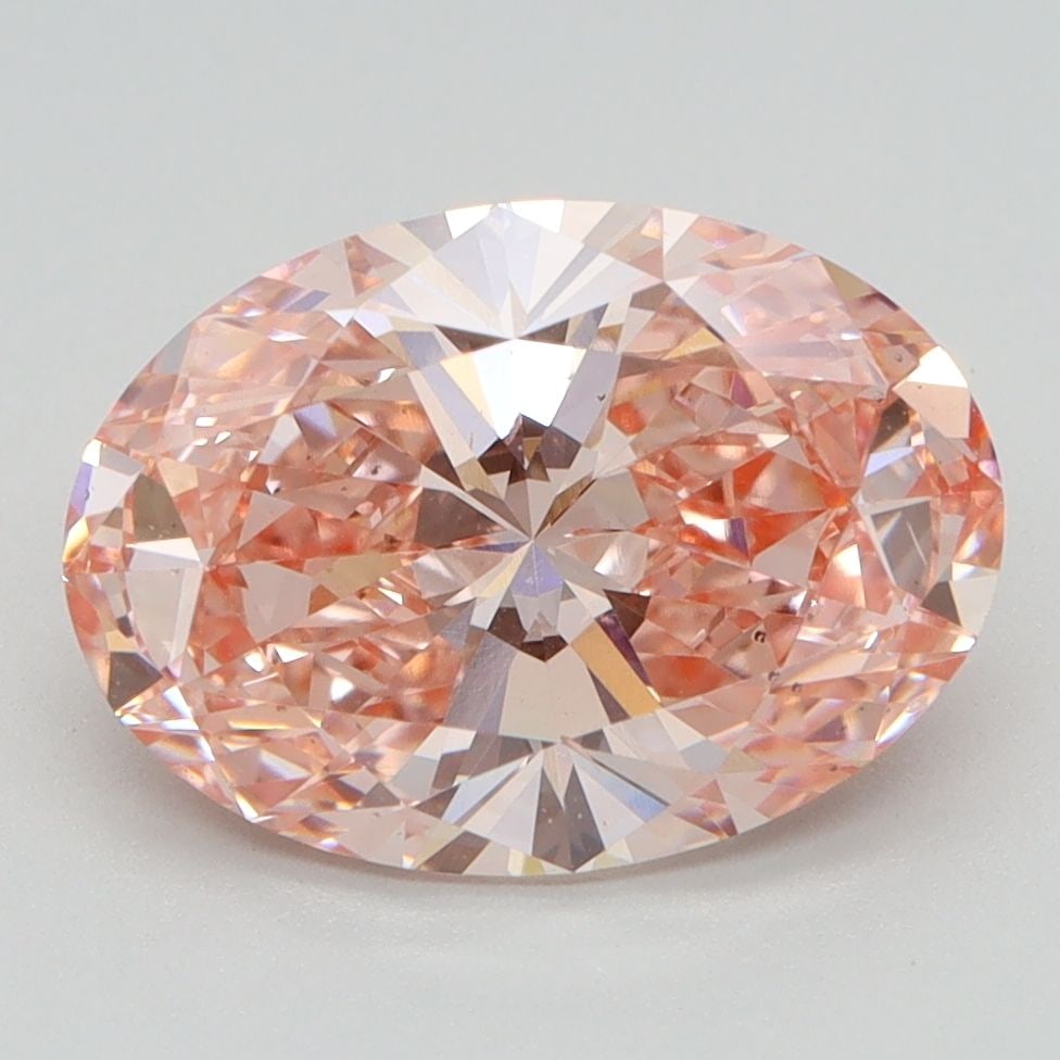 Loose Diamond - OVAL 3.01ct Fancy Vivid Pink VS2: Loose Diamond - OVAL 3.01ct Fancy Vivid Pink VS2 Source: This is a real non-mined Diamond that has been grown in a lab Shape: OVAL Carats: 3.01 Color: Fancy Vivid Pink Certification: IGI Video: