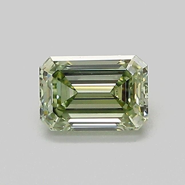 Loose Diamond - EMERALD 0.55ct Fancy Intense Green VVS2 (1 of 1)