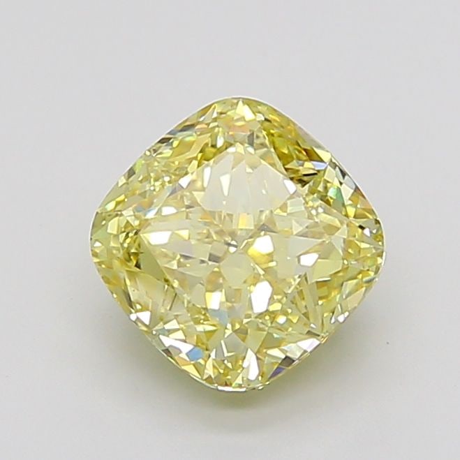 Loose Diamond - CUSHION MODIFIED 4.05ct Fancy Yellow VS1: Loose Diamond - CUSHION MODIFIED 4.05ct Fancy Yellow VS1 Source: This is a real non-mined Diamond that has been grown in a lab Shape: CUSHION MODIFIED Carats: 4.05 Color: Fancy Yellow Certification: I