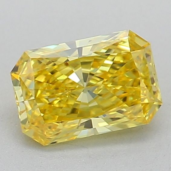 Loose Diamond - RADIANT 0.51ct Fancy Vivid Yellow IF: Loose Diamond - RADIANT 0.51ct Fancy Vivid Yellow IF Source: This is a real non-mined Diamond that has been grown in a lab Shape: RADIANT Carats: 0.51 Color: Fancy Vivid Yellow Certification: IGI Vide