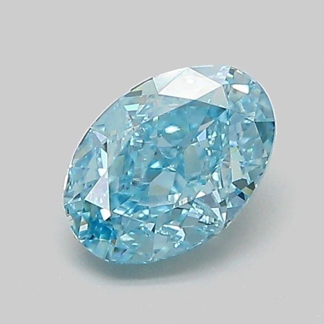 Loose Diamond - OVAL 0.8ct Fancy Vivid Green Blue VVS2: Loose Diamond - OVAL 0.8ct Fancy Vivid Green Blue VVS2 Source: This is a real non-mined Diamond that has been grown in a lab Shape: OVAL Carats: 0.8 Color: Fancy Vivid Green Blue Certification: IGI Vi