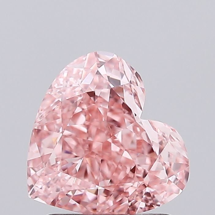 Loose Diamond - HEART 1.58ct Fancy Vivid Pink VVS2: Loose Diamond - HEART 1.58ct Fancy Vivid Pink VVS2 Source: This is a real non-mined Diamond that has been grown in a lab Shape: HEART Carats: 1.58 Color: Fancy Vivid Pink Certification: IGI Video: