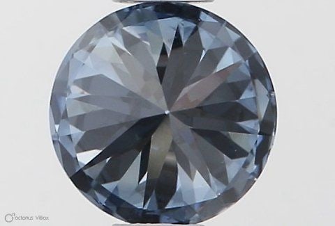 Loose Diamond - ROUND 0.5ct Fancy Vivid Blue VS2 (1 of 1)