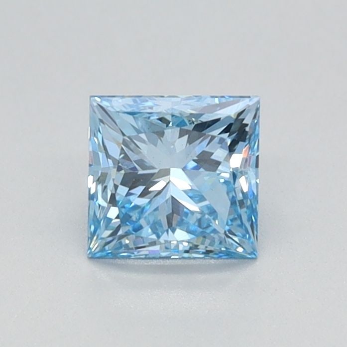 Loose Diamond - PRINCESS 0.52ct Fancy Vivid Blue VS1 (1 of 1)