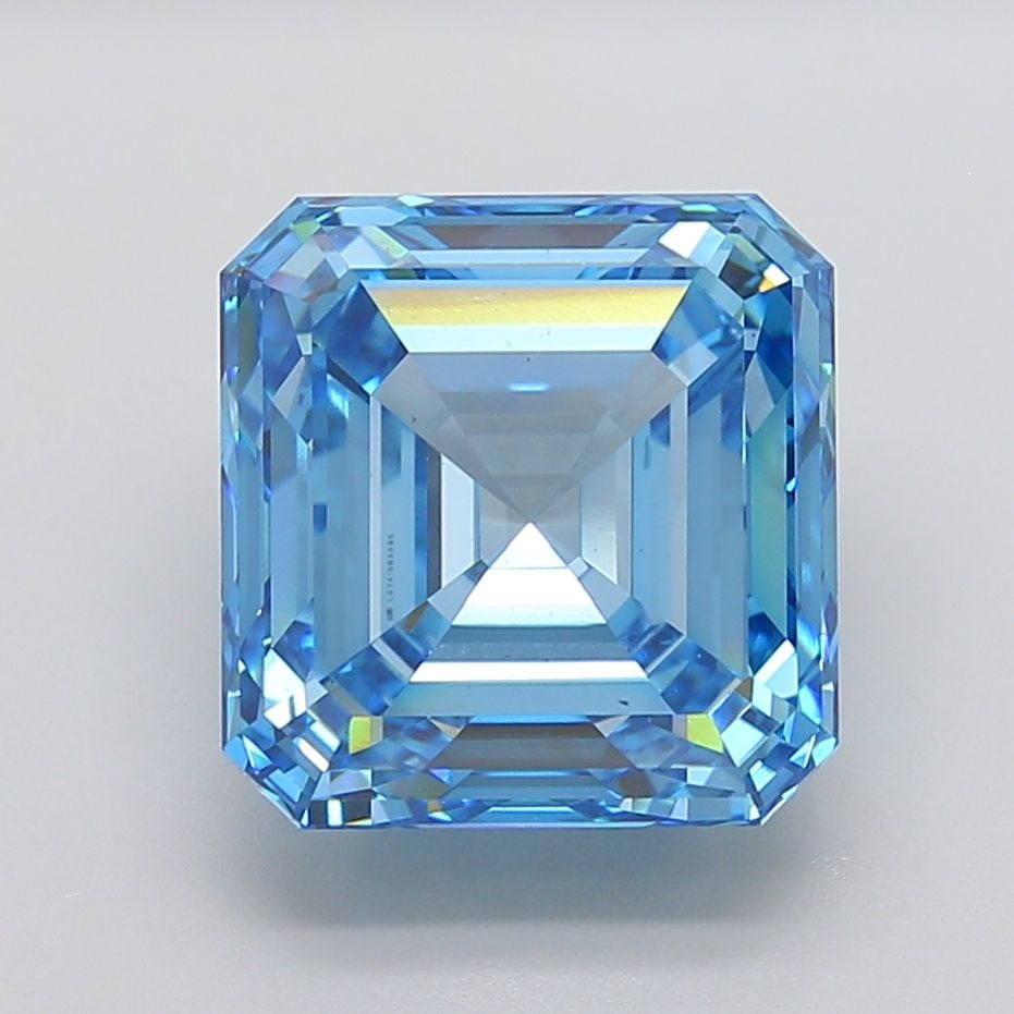 Loose Diamond - ASSCHER 12.95ct Fancy Vivid Blue VS1 (1 of 1)
