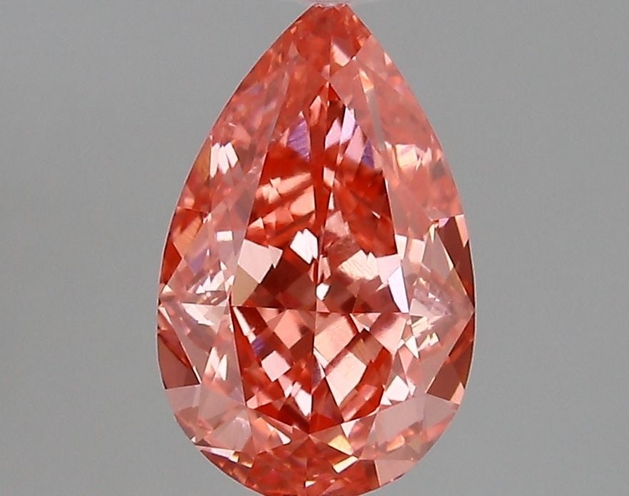 Loose Diamond - PEAR 2.09ct Fancy Vivid Pink VS1: Loose Diamond - PEAR 2.09ct Fancy Vivid Pink VS1 Source: This is a real non-mined Diamond that has been grown in a lab Shape: PEAR Carats: 2.09 Color: Fancy Vivid Pink Certification: IGI Video: