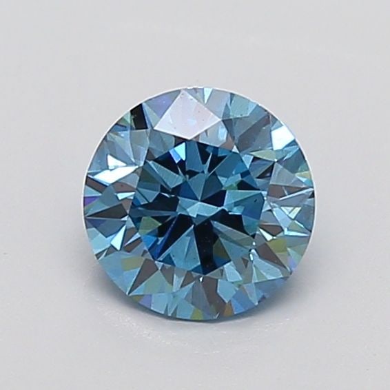 Ideal Loose Diamond - ROUND 1.16ct Fancy Vivid Blue SI1 (1 of 1)