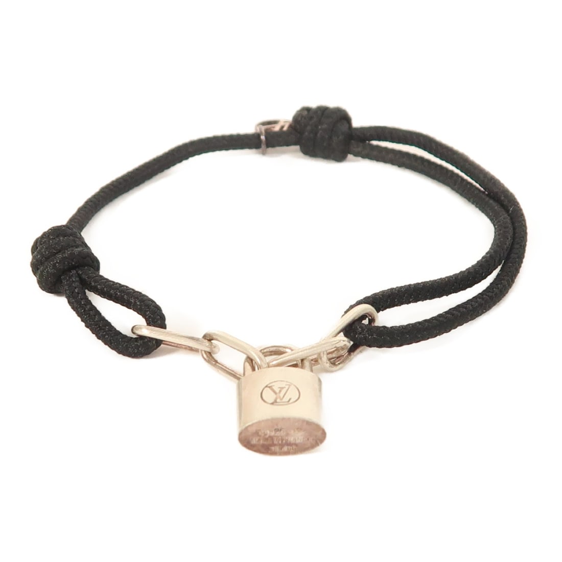 LOUIS VUITTON Lockit Bangle Bracelet 925 Sterling Silver (1 of 8)