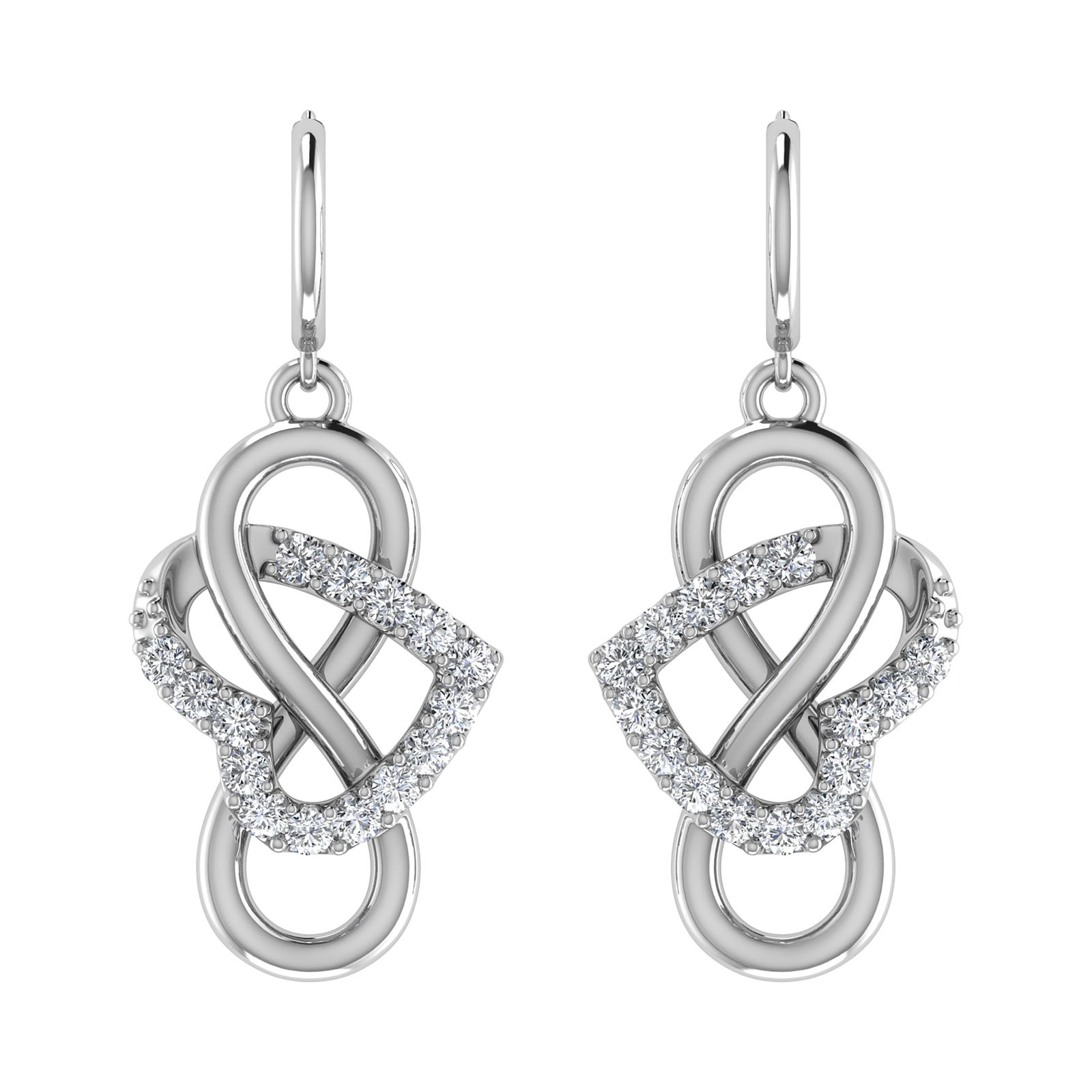 Diamond 1/4 Ct.Tw. Danglers Earrings in 10K White Gold: Diamond 1/4 Ct.Tw. Danglers Earrings in 10K White Gold 10k White Gold Stone Color: G-h Stone Clarity: I1 This item may take 2-5 weeks for shipping. PLEASE NOTE: Framed, Large, or heavy items do not ha