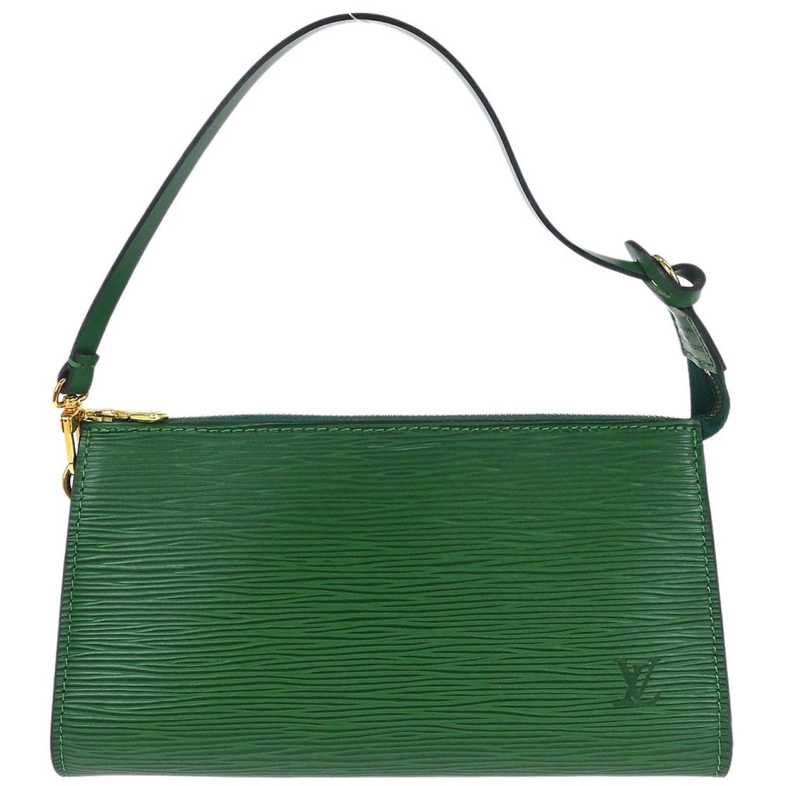 Louis Vuitton Epi Leather Pochette Accessoires Green Medium Handbag M52954 (1 of 7)