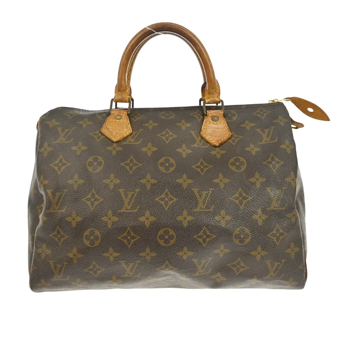 Louis Vuitton Speedy 30 Monogram Canvas Satchel Bag M41526: Louis Vuitton Speedy 30 Monogram Canvas Satchel Bag M41526 This Louis Vuitton Speedy 30 handbag features the iconic monogram canvas exterior and a classic satchel/top handle design. It has double beig