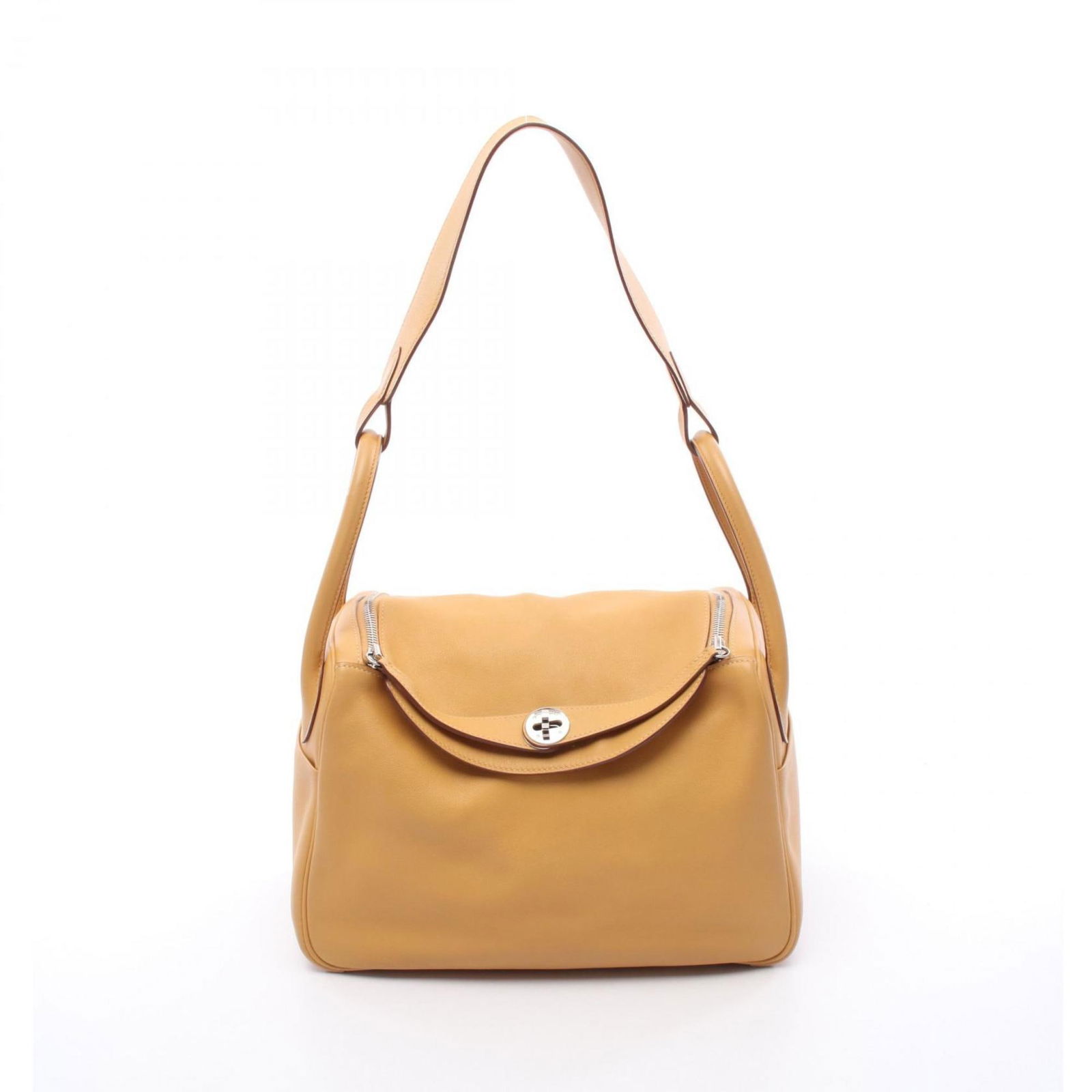 Hermes Lindy Brown Leather Handbag 20cm (1 of 1)