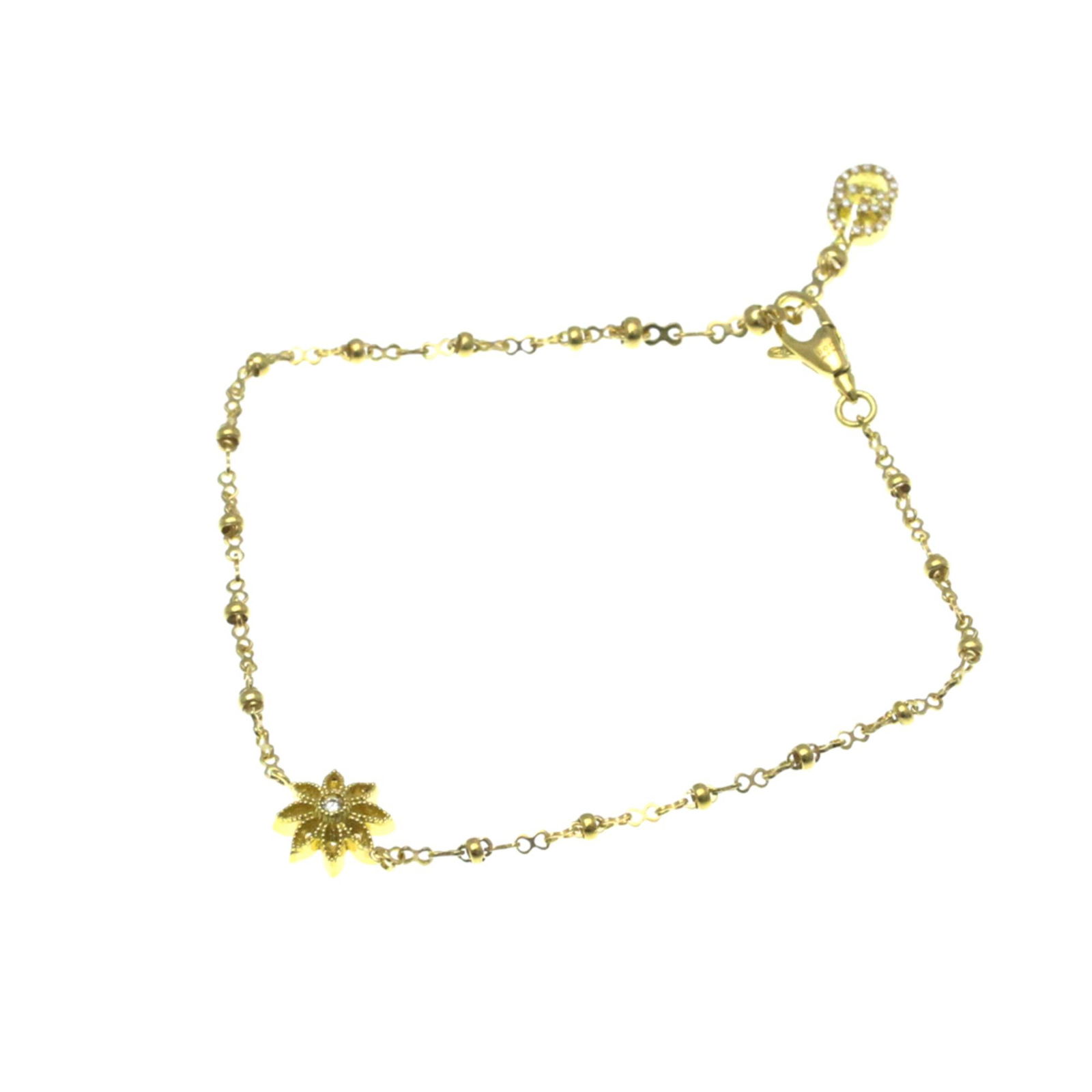Yellow Gold Gucci Flora Bracelet Italian Jewelry 19cm: Yellow Gold Gucci Flora Bracelet Italian Jewelry 19cm This Gucci Flora accessory is crafted from yellow gold and features a gold-toned finish. Designed for women, it measures 9cm by 9cm with a length