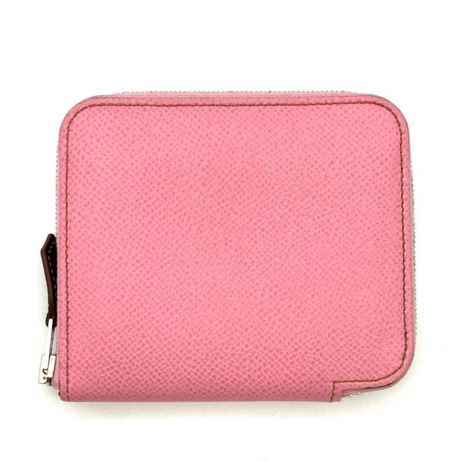 Hermes Silk'In Pink Leather Wallet Made in France (1 of 1)
