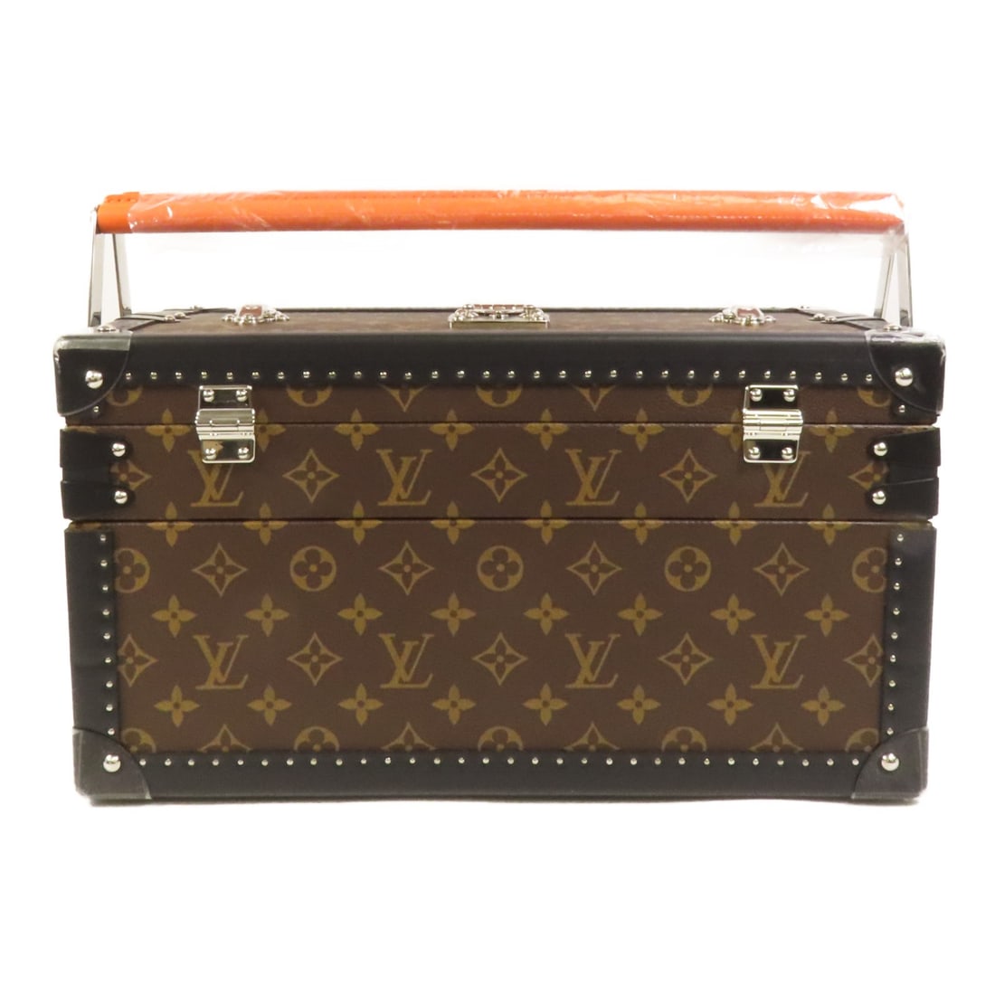 Monogram Brown PVC Tool Box M10105 from Louis Vuitton: Monogram Brown PVC Tool Box M10105 from Louis Vuitton This Louis Vuitton ToolCase M Mac Tool Box M10105 features the iconic Monogram brown pattern in durable PVC coated canvas. Expertly crafted in Fra