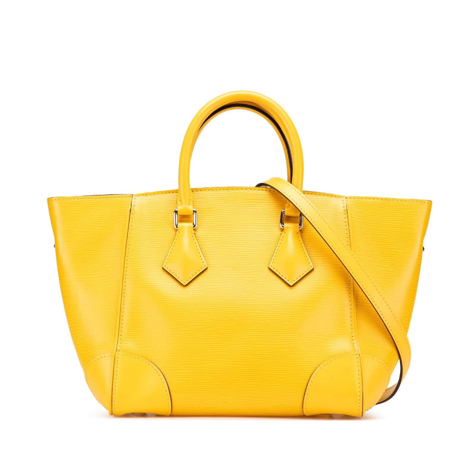 Louis Vuitton Epi Phenix PM Yellow Leather Bag: Louis Vuitton Epi Phenix PM Yellow Leather Bag The Louis Vuitton Epi Phenix PM is a stylish bag crafted from durable epi leather. It features rolled leather handles and a detachable flat leather strap