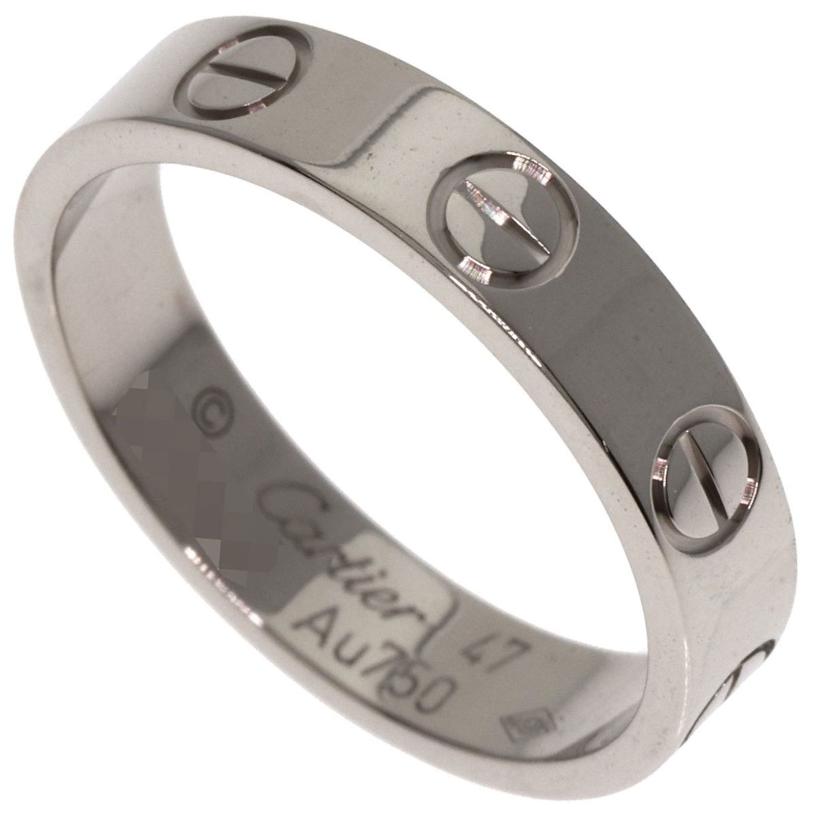 White Gold Cartier Love Bracelet Silver Tone French Design: White Gold Cartier Love Bracelet Silver Tone French Design This Cartier Love piece features a sleek design crafted from white gold with a silver appearance. Suitable for any gender, it originates from