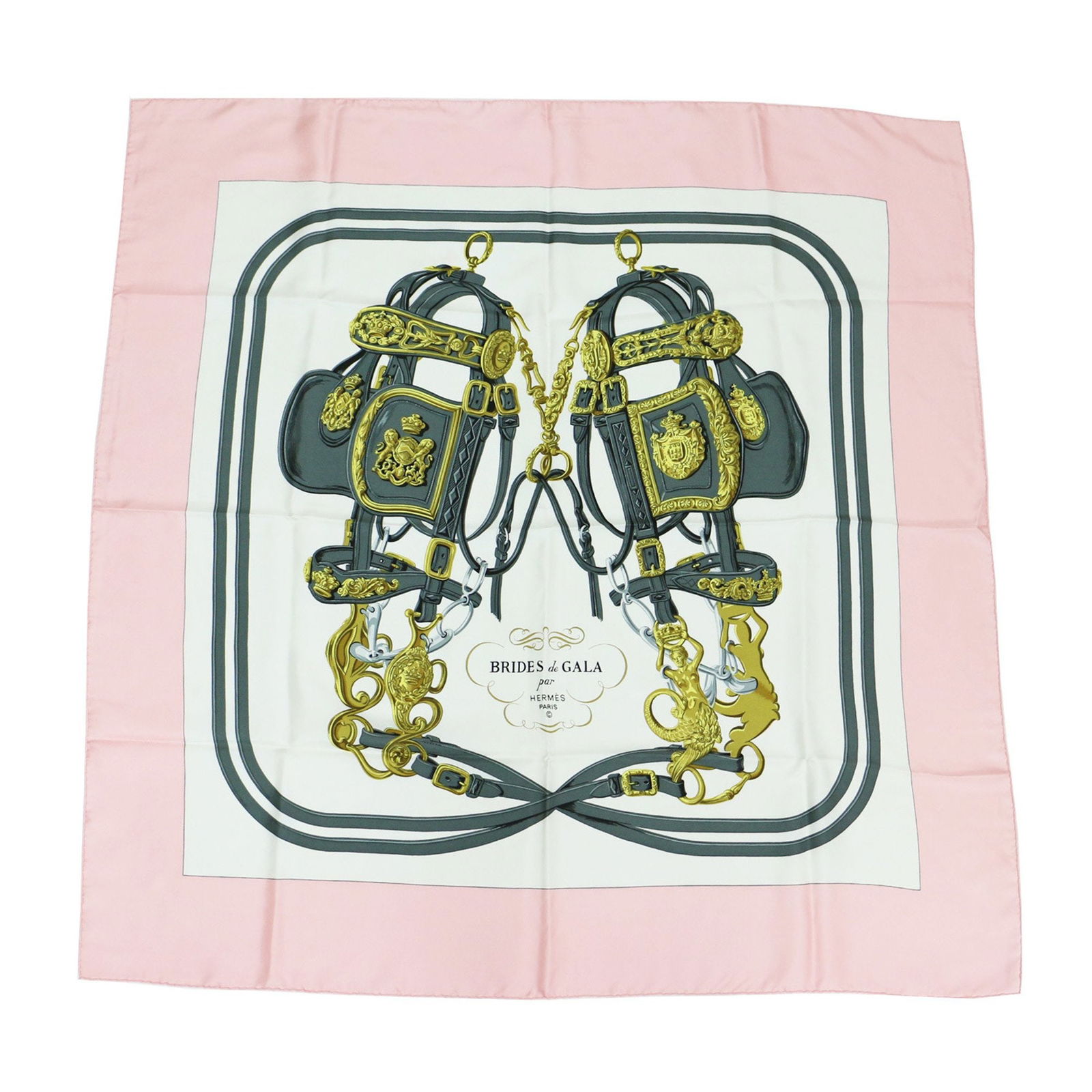 Hermes Silk Pink Carre 90 Scarf 87.5cm Square France: Hermes Silk Pink Carre 90 Scarf 87.5cm Square France This Hermes Carre 90 is a silk scarf in pink, designed for women. It features dimensions of approximately 87.5 cm by 87.5 cm (34.44 inches by 34.44