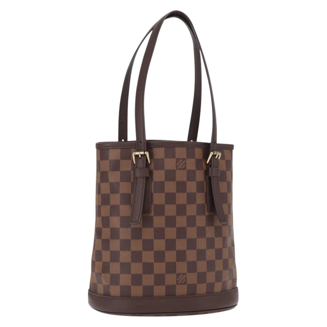 Louis Vuitton Marais Shoulder Bag Damier Ebene Canvas N42240 France: Louis Vuitton Marais Shoulder Bag Damier Ebene Canvas N42240 France This Louis Vuitton Marais shoulder bag features the signature Damier Ebene canvas exterior with Damier Ebene color. Designed with a