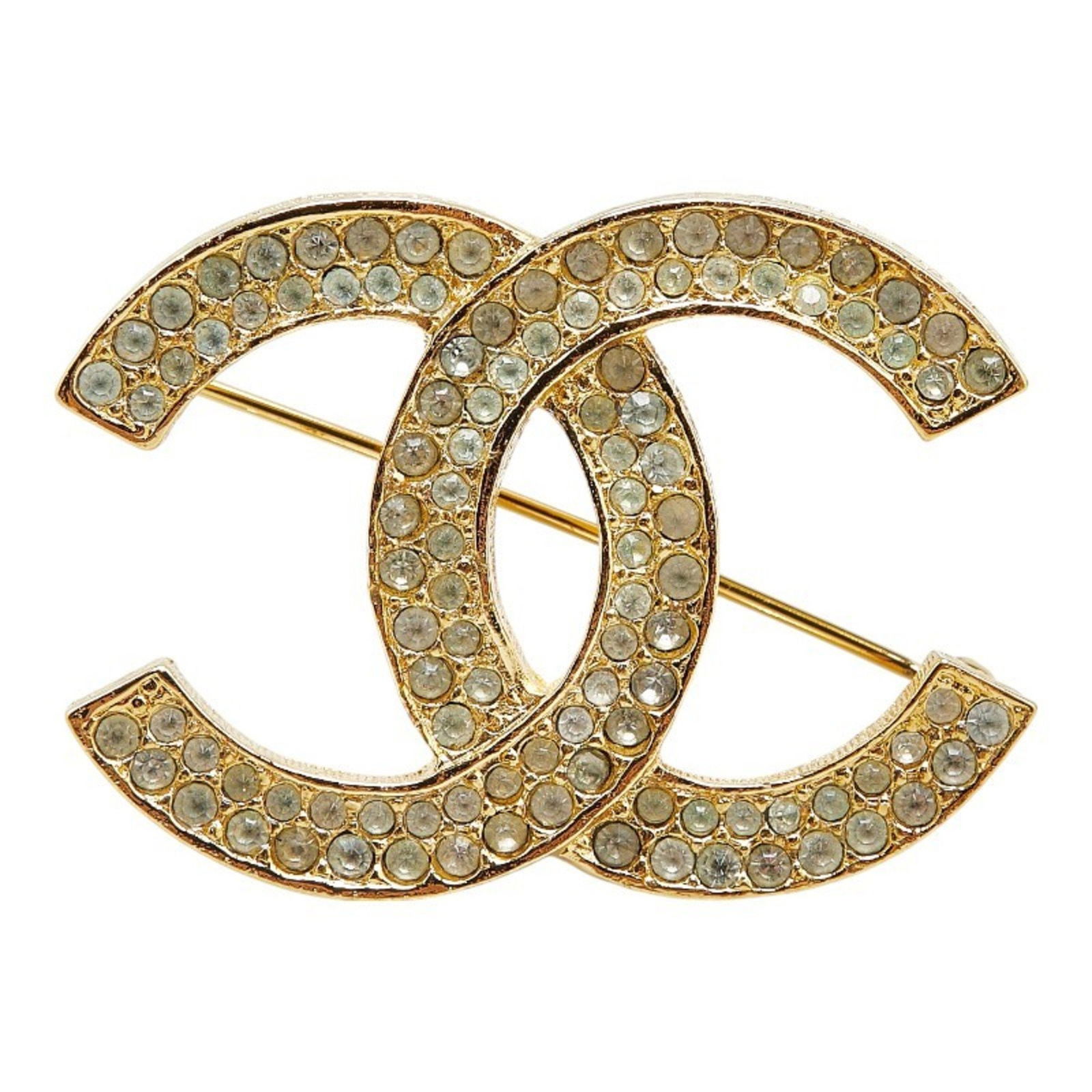 Gold Plated Brooch by Chanel for Women 3cm x 4.11cm (1 of 1)