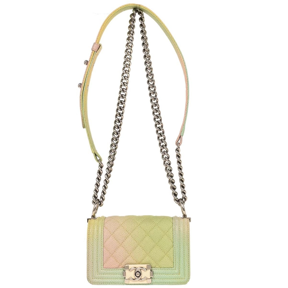 Chanel Boy Pastel Calfskin Mini Shoulder Bag Italy: Chanel Boy Pastel Calfskin Mini Shoulder Bag Italy Discover the exquisite Boy Chanel Pastel Color Calfskin Mini Shoulder Bag, a stylish accessory perfect for casual outings. This vintage piece feature