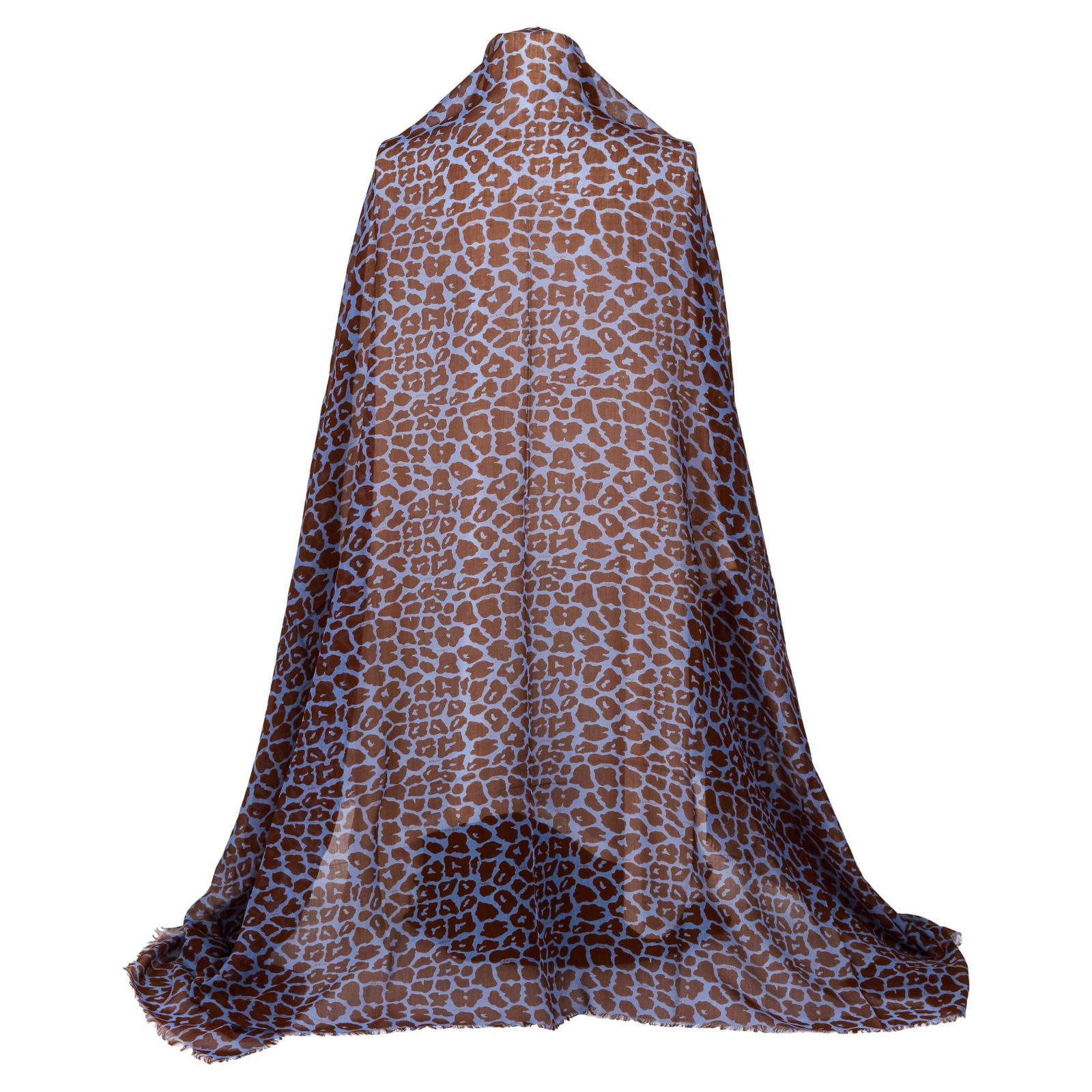 Fendi Oversize Blue Maroon Shawl Scarf 70% Cotton 30% Silk Made in Italy: Fendi Oversize Blue Maroon Shawl Scarf 70% Cotton 30% Silk Made in Italy Elevate your style with this exquisite Fendi Oversize Shawl Scarf, featuring a captivating combination of blue and maroon hues.