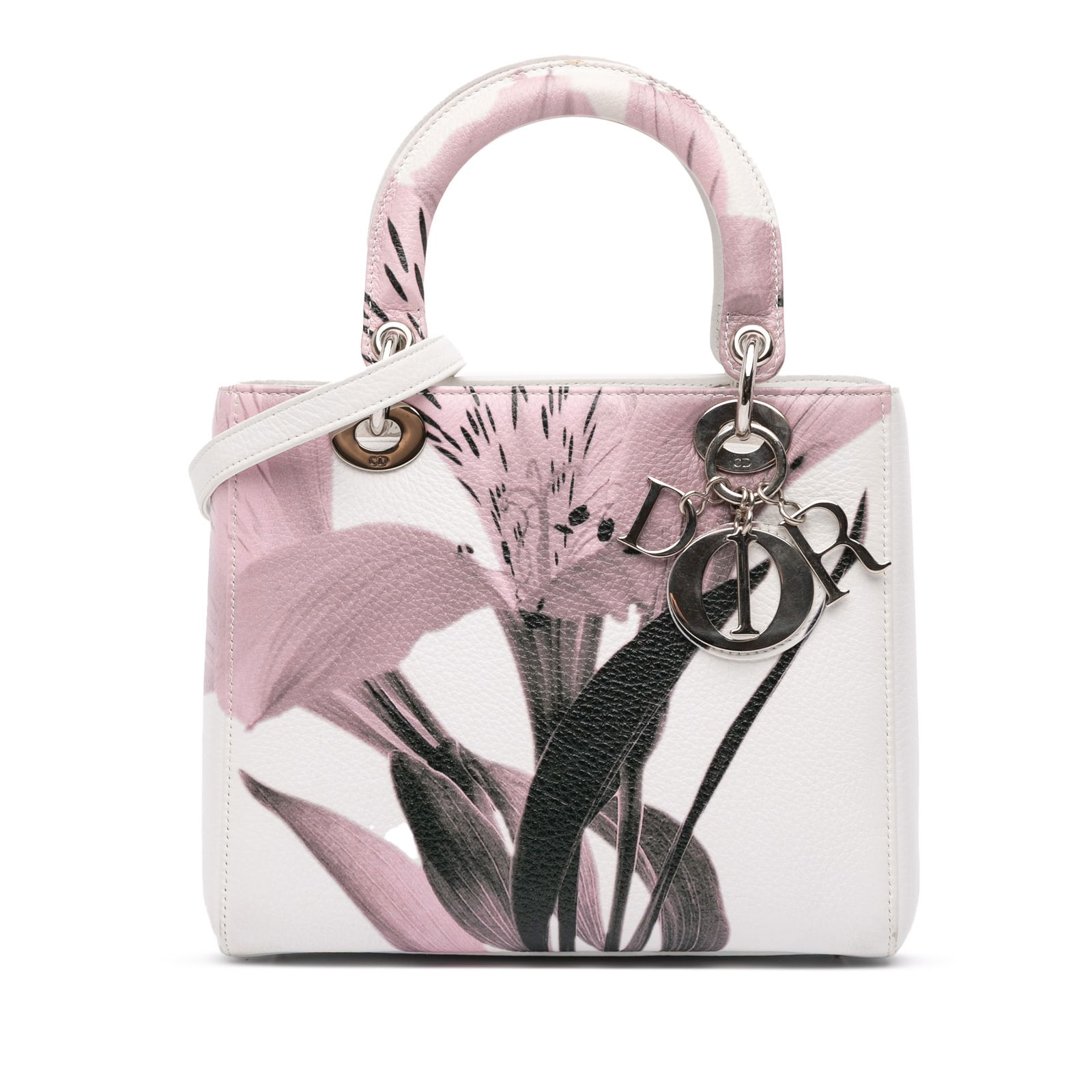 Dior Medium Floral Deerskin Lady Dior Bag: Dior Medium Floral Deerskin Lady Dior Bag Introducing the Medium Deerskin Floral Printed Lady Dior, a stunning handbag that beautifully combines elegance and functionality. Crafted from premium printe