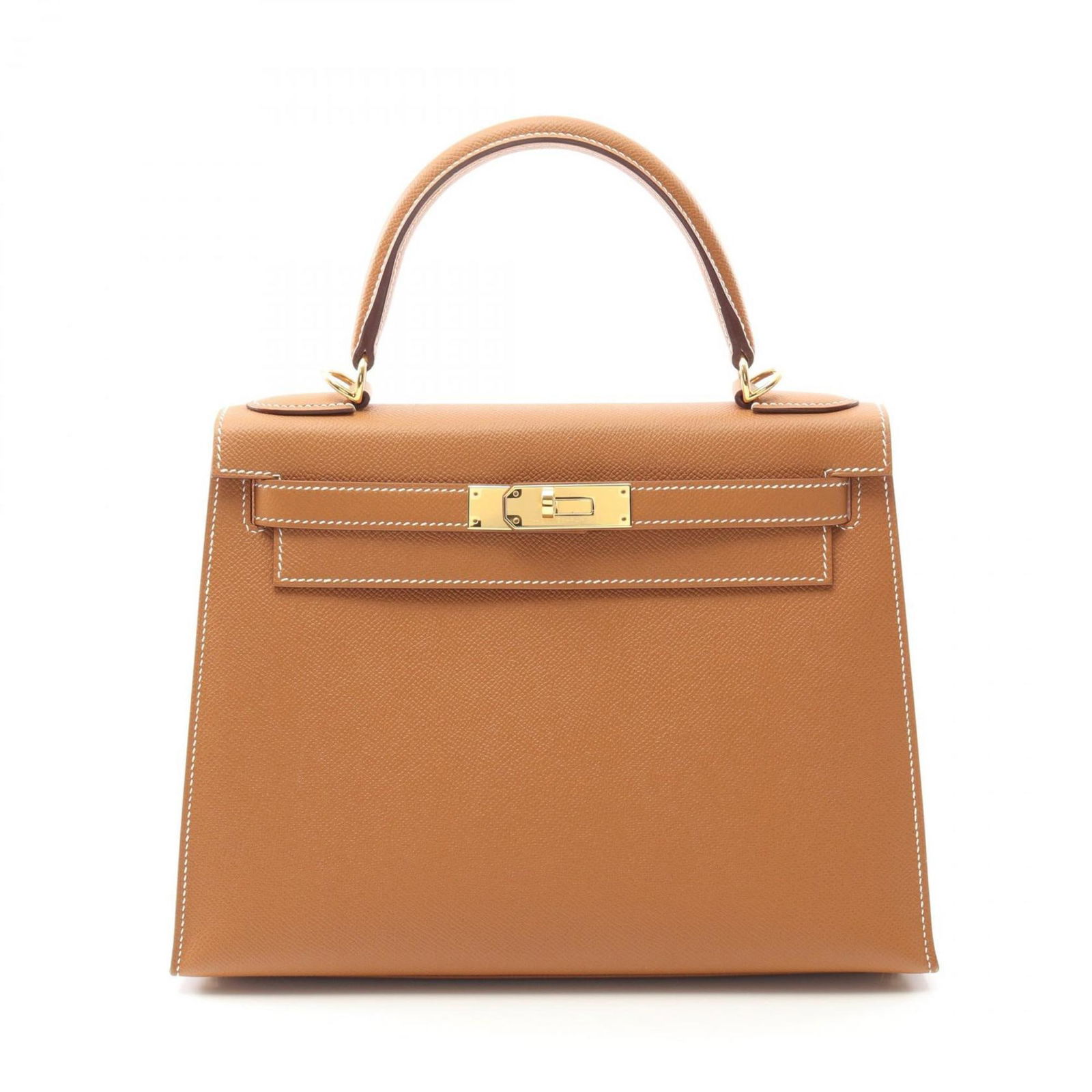 Brown Leather Hermes Kelly 28 Handbag from France: Brown Leather Hermes Kelly 28 Handbag from France This Hermes Kelly 28 handbag features a brown leather exterior and is designed for women. Crafted in France, it offers a classic and elegant look. The