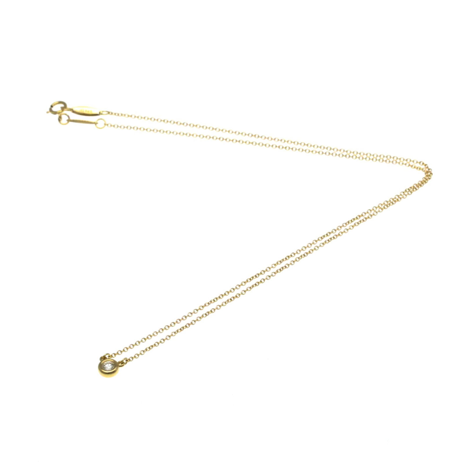 Rose Gold Necklace with Pendant Tiffany By the Yard Collection: Rose Gold Necklace with Pendant Tiffany By the Yard Collection This Tiffany & Co. By the Yard necklace features a delicate rose gold chain with a pendant. Designed for women, it offers a sophisticated