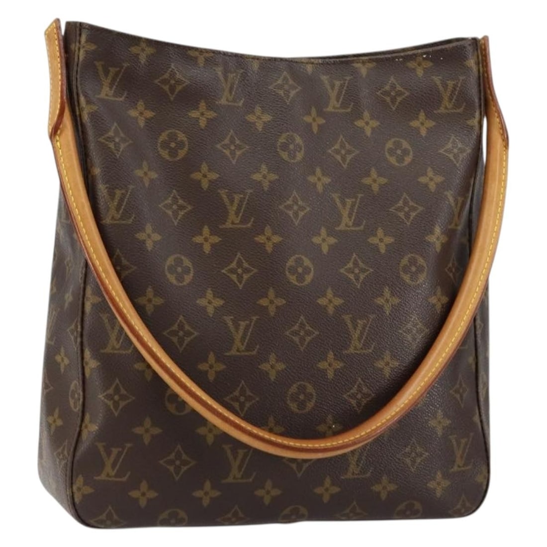 LOUIS VUITTON Monogram Looping GM Shoulder Bag M51145 Auth France (1 of 18)