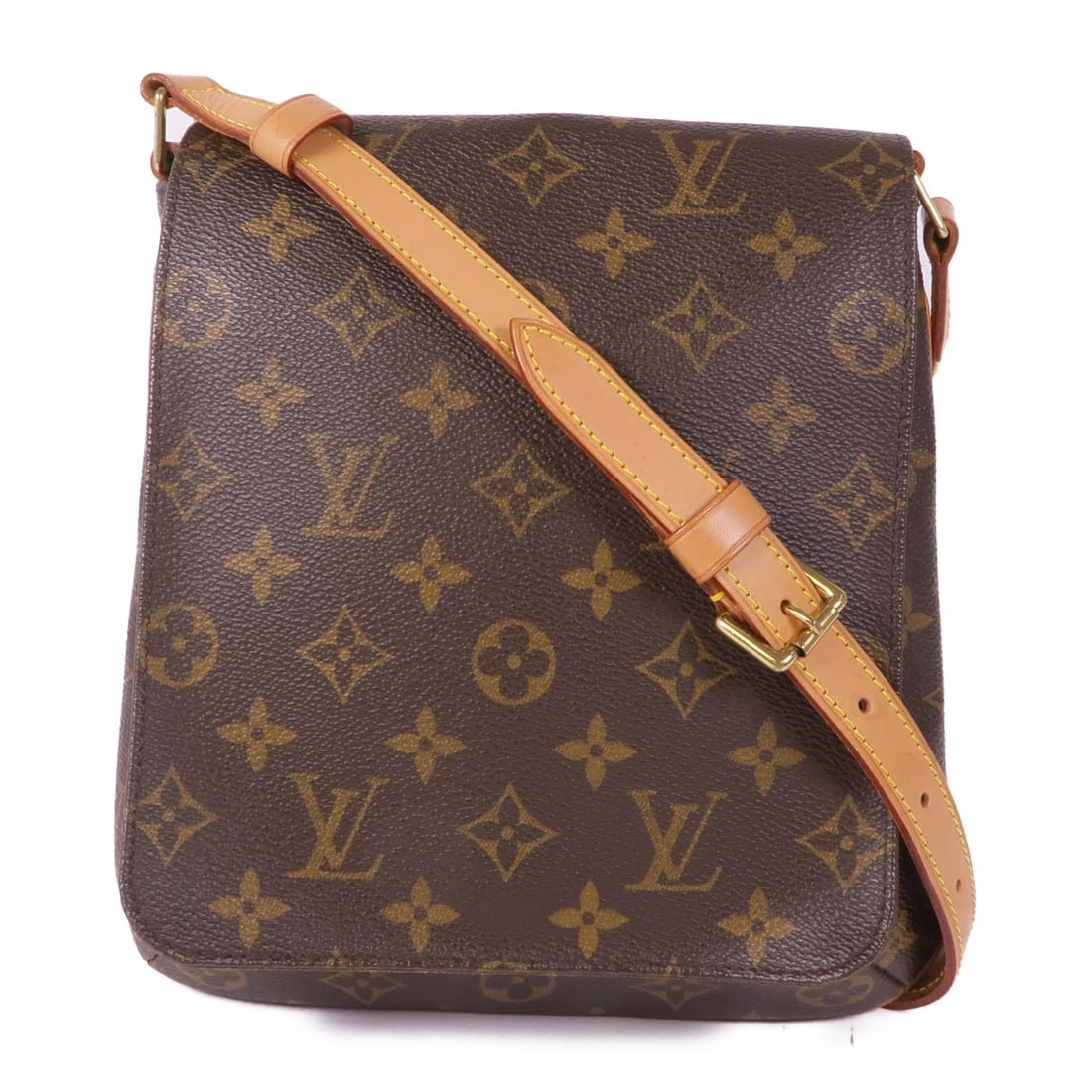 LOUIS VUITTON Musette Salsa Shoulder Bag M51258 Monogram Brown (1 of 13)
