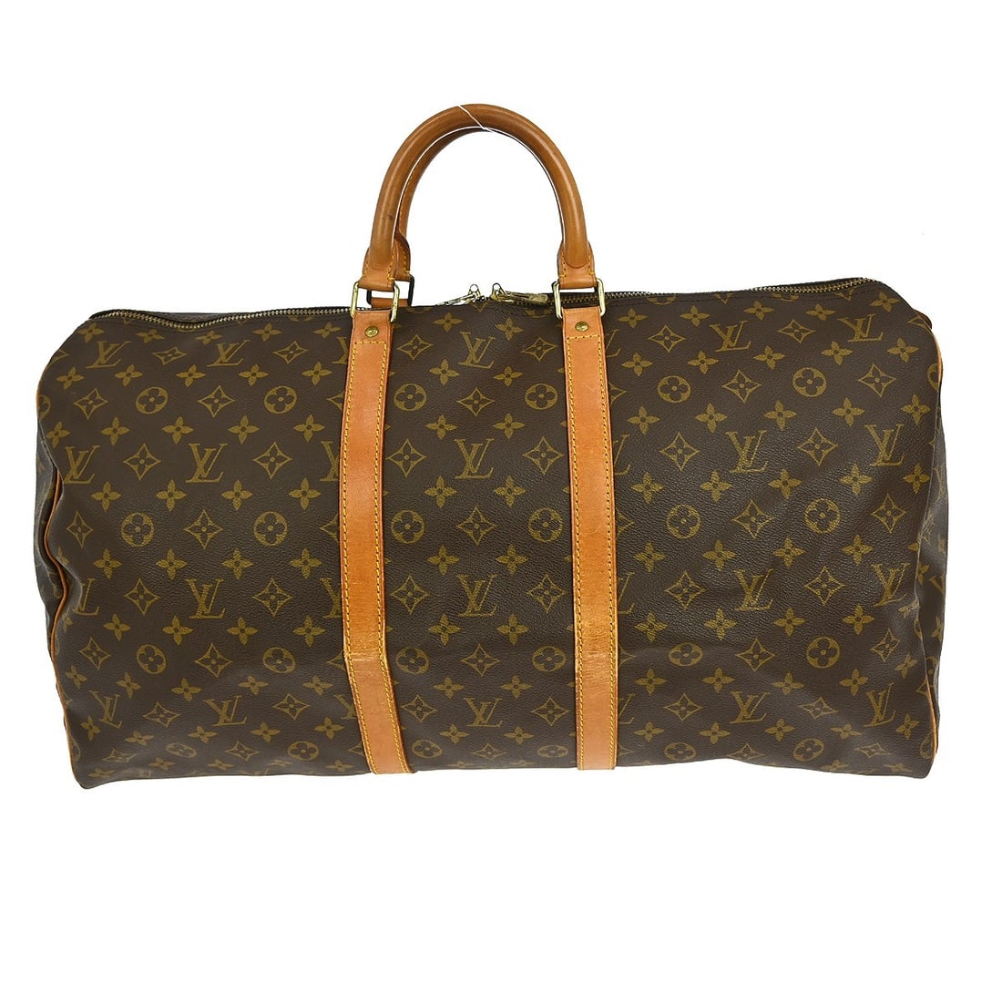 Louis Vuitton Keepall 55 Monogram Canvas Duffle Extra Large Travel Bag M41424: Louis Vuitton Keepall 55 Monogram Canvas Duffle Extra Large Travel Bag M41424 The Louis Vuitton Keepall 55 is an extra-large vintage travel duffle bag crafted from the brand's iconic Monogram canvas l