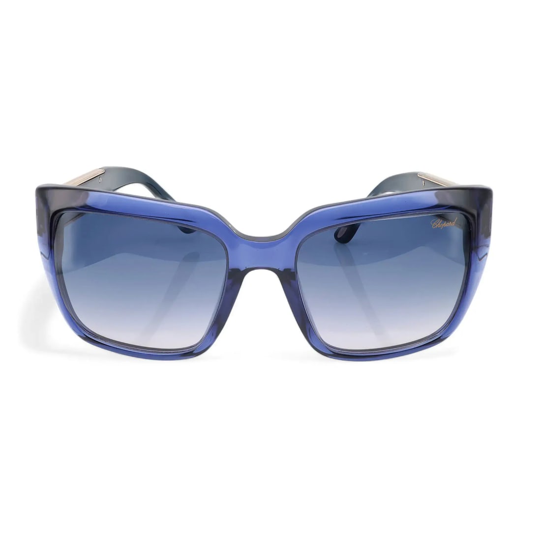 Chopard 95221-0222 Blue Purple Acetate Sunglasses with Gr. Lenses (1 of 5)