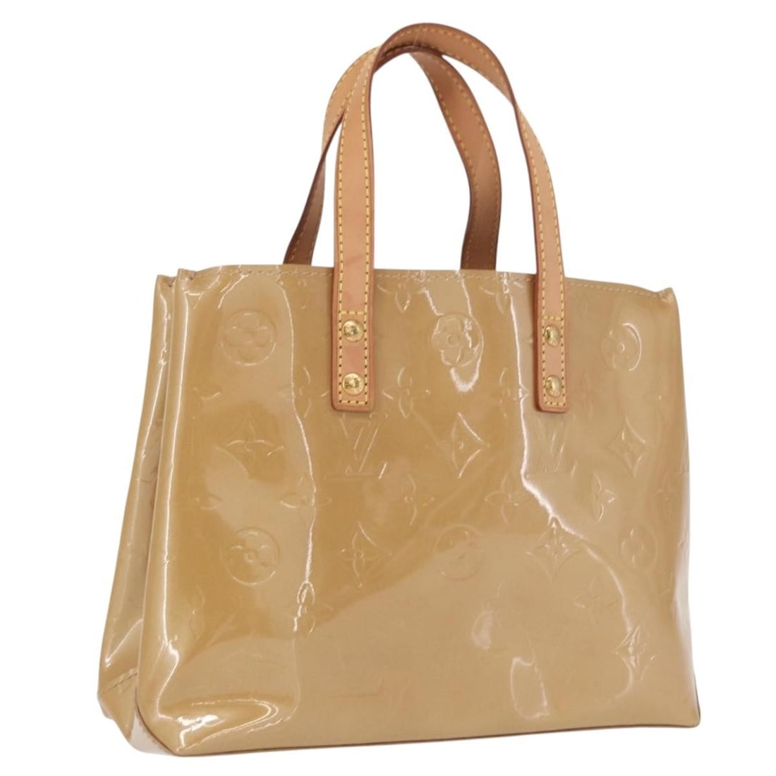 Louis Vuitton Reade PM Monogram Vernis Patent Leather Handbag Noisette M91334: Louis Vuitton Reade PM Monogram Vernis Patent Leather Handbag Noisette M91334 This Louis Vuitton Monogram Vernis Reade PM handbag features Noisette-colored patent leather with a compact and stylish de