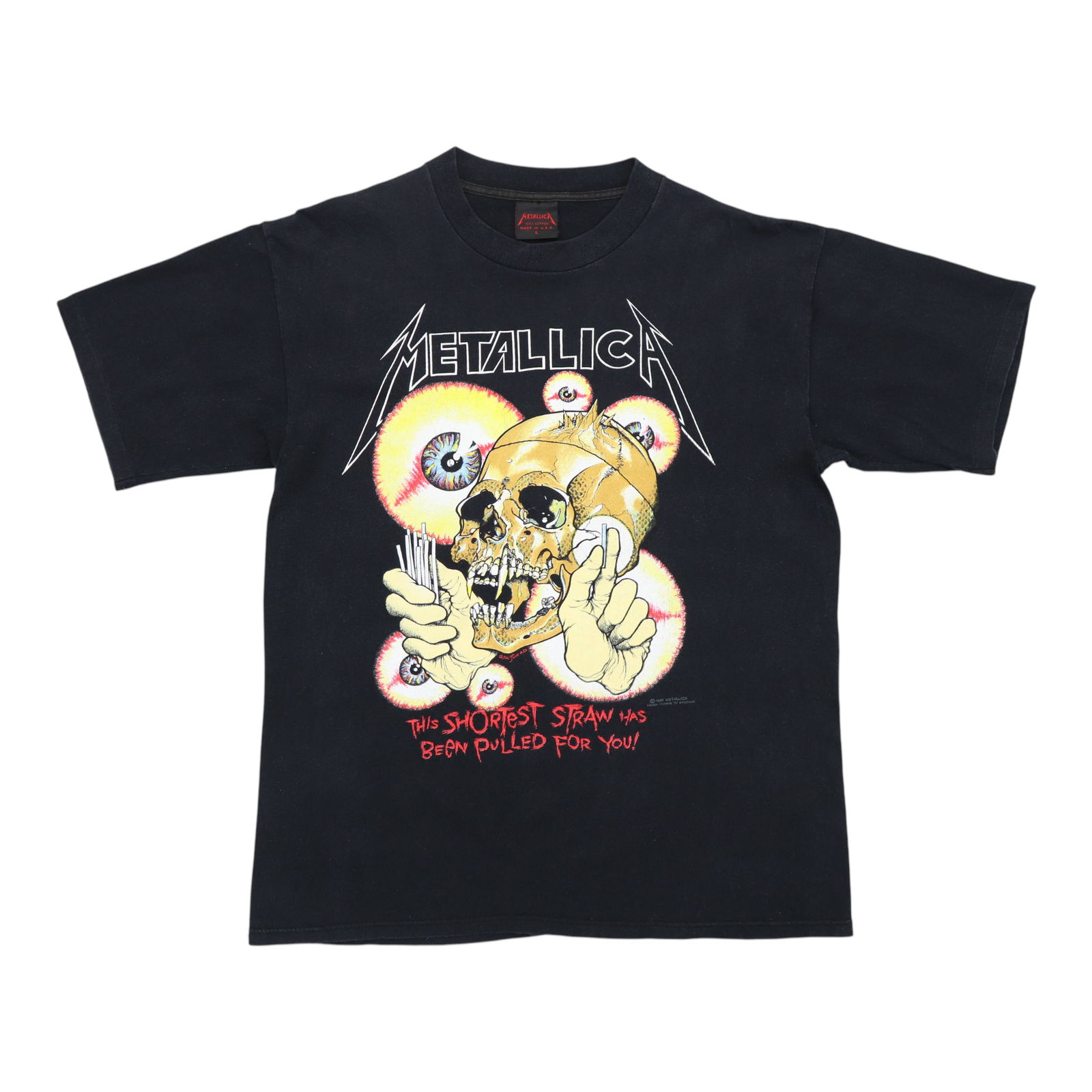 Vintage 1992 Metallica Wherever I May Roam Black Cotton T-Shirt XL (1 of 6)