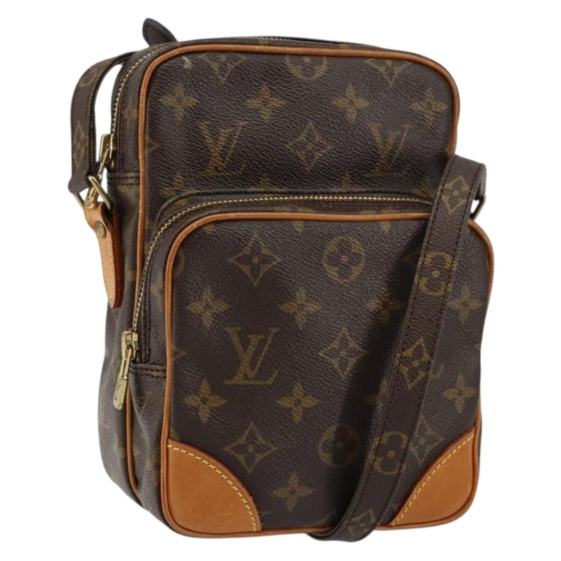LOUIS VUITTON Monogram Amazon Shoulder Bag M45236 Auth France (1 of 18)