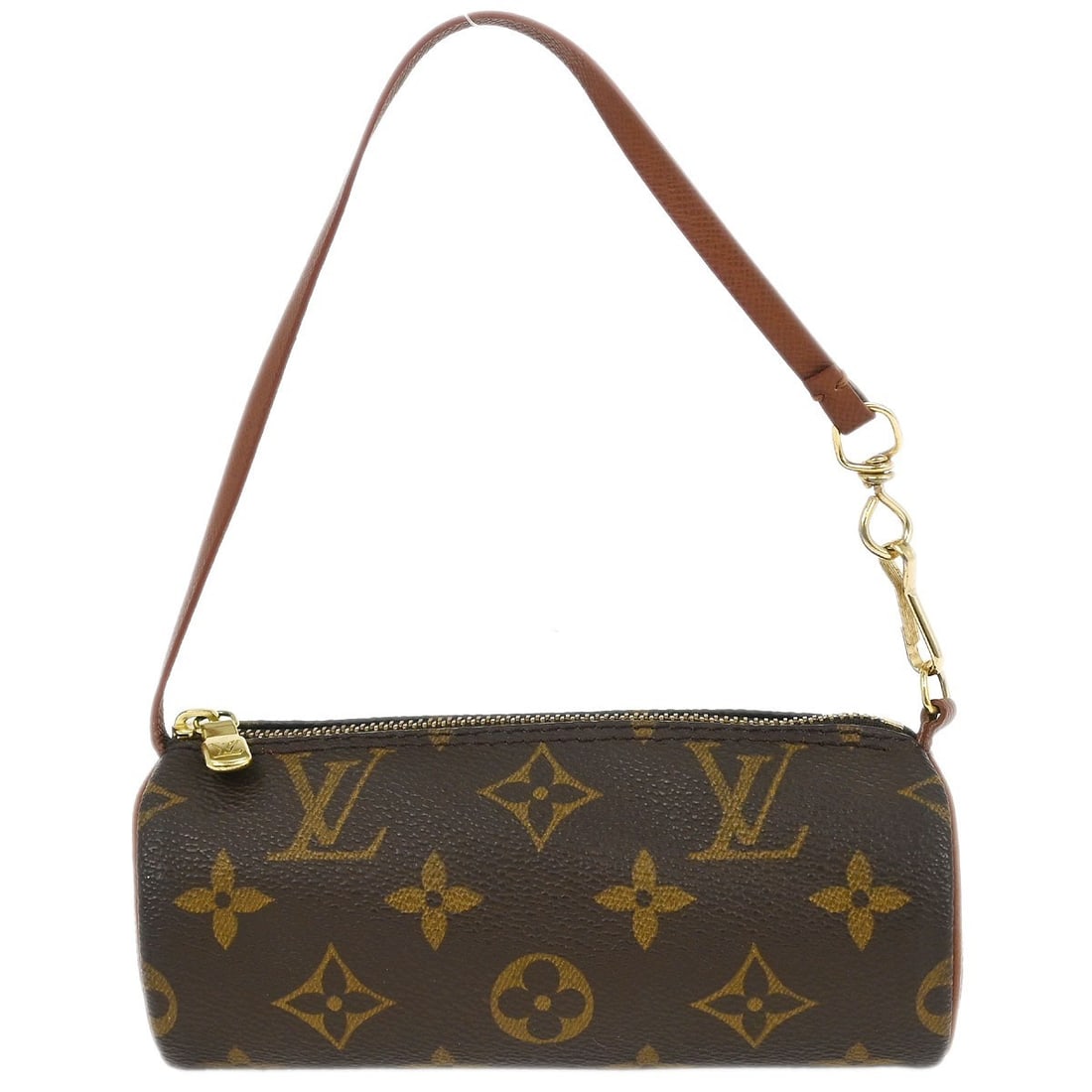 Louis Vuitton Papillon Monogram Pouch Bag Vintage Brown Canvas (1 of 7)