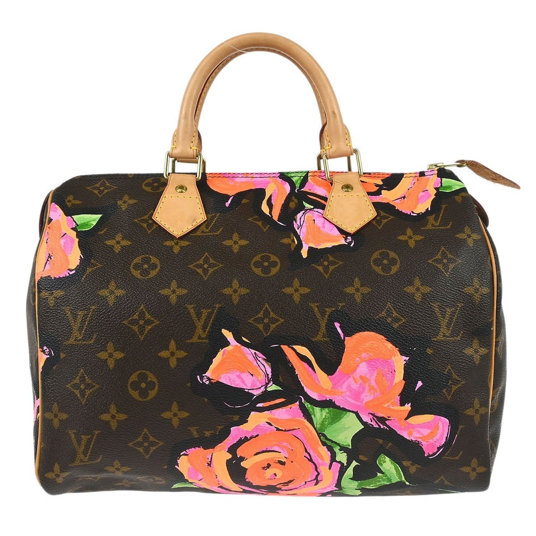 Louis Vuitton Speedy 30 Monogram Rose Handbag M48610 Pink Canvas (1 of 11)