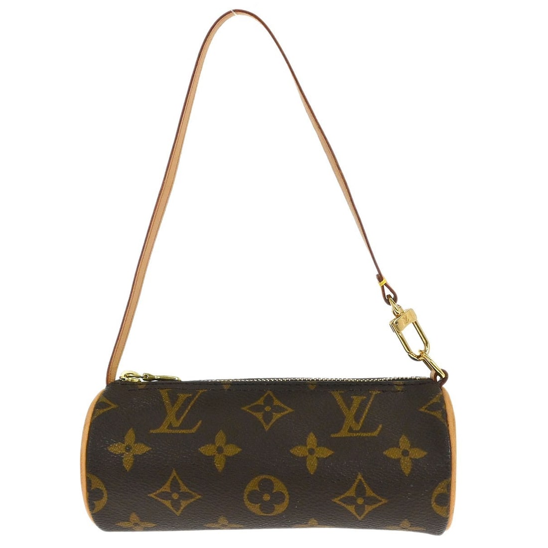 Louis Vuitton Papillon Micro Monogram Canvas Handbag with Attached Pouch: Louis Vuitton Papillon Micro Monogram Canvas Handbag with Attached Pouch This Louis Vuitton Monogram Papillon bag features a micro size with a classic monogram canvas exterior and an attached pouch. I