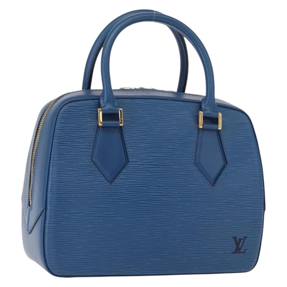 Louis Vuitton Sablon Epi Leather Tote Bag in Toledo Blue M52045: Louis Vuitton Sablon Epi Leather Tote Bag in Toledo Blue M52045 This Louis Vuitton Sablon handbag features the distinctive Epi leather in Toledo Blue, offering a structured and elegant style. The bag