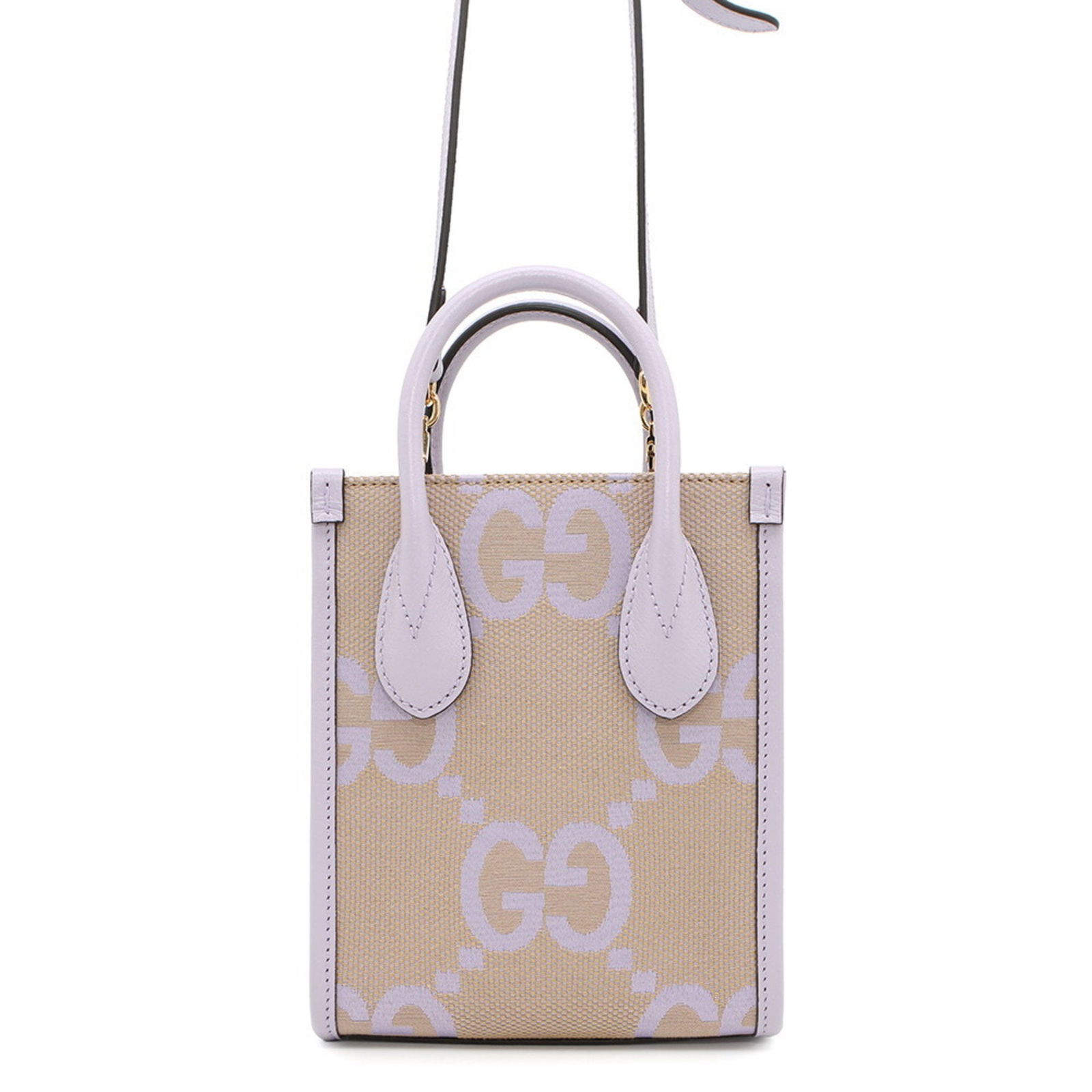 Gucci Interlocking G Beige Canvas Leather Handbag 19cm: Gucci Interlocking G Beige Canvas Leather Handbag 19cm This Gucci Interlocking G bag features a beige canvas body accented with leather details. Designed for women, it offers a compact silhouette and