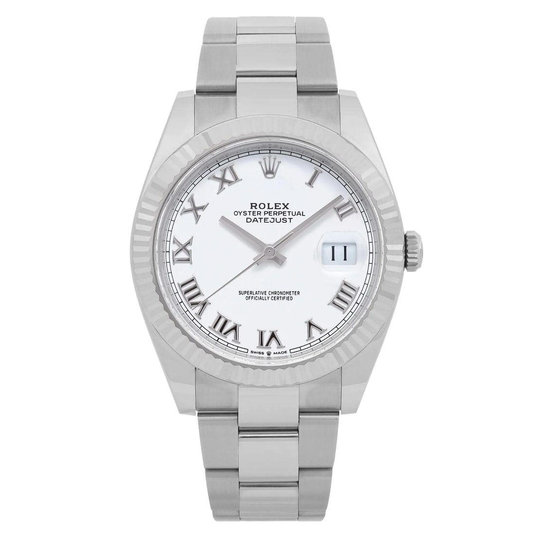 Rolex Datejust 41 Automatic Watch 126334 Stainless Steel White Gold Dial 2023: Rolex Datejust 41 Automatic Watch 126334 Stainless Steel White Gold Dial 2023 This exquisite Rolex Datejust 41 is a stunning blend of luxury and functionality. Crafted from stainless steel and featuri