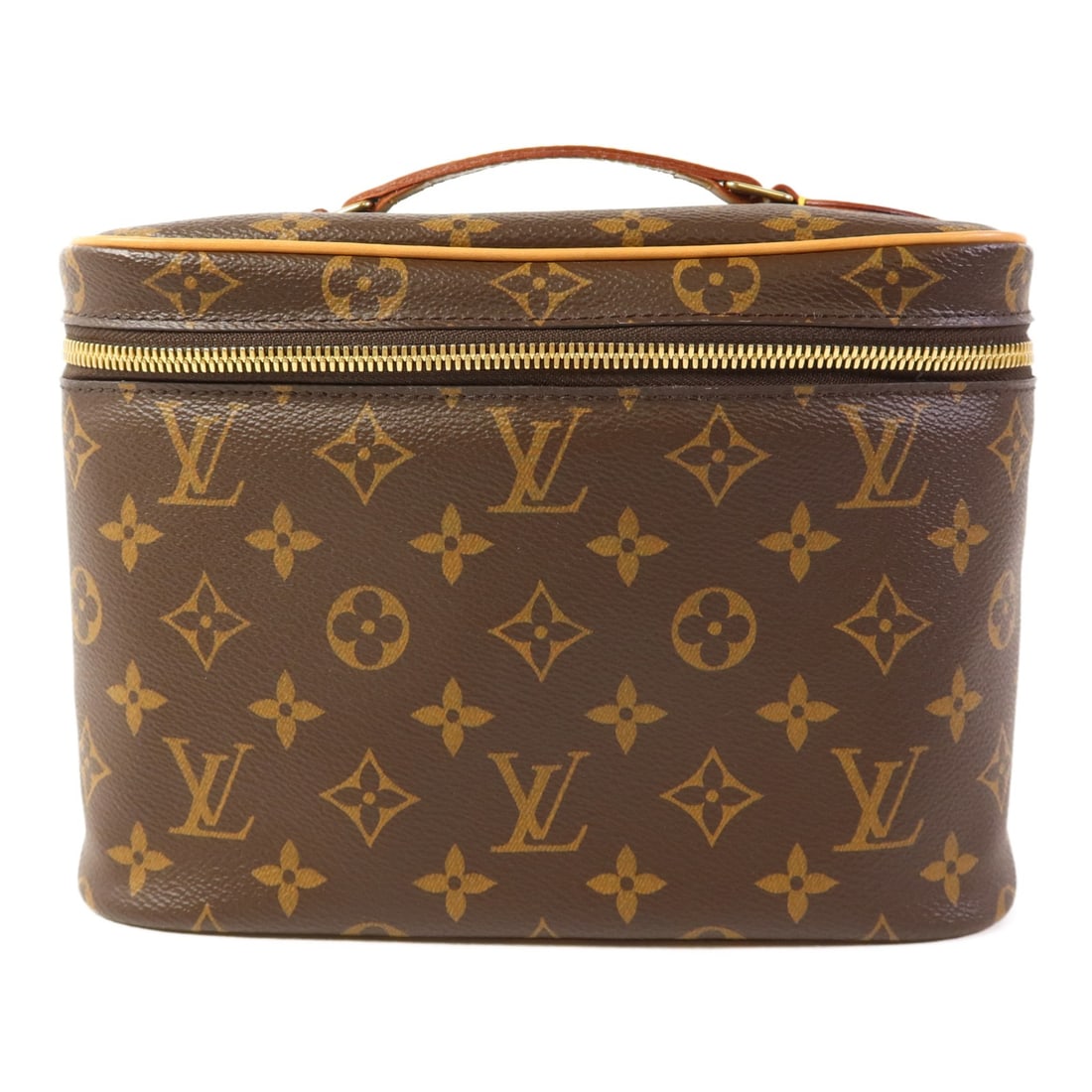 LOUIS VUITTON Nice BB Handbag M42265 Monogram Brown GHW (1 of 13)