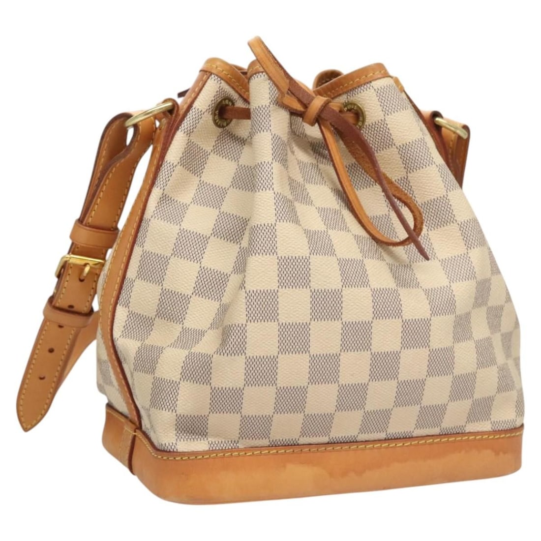 LOUIS VUITTON Damier Azur Noe BB Shoulder Bag N41220 Auth France: LOUIS VUITTON Damier Azur Noe BB Shoulder Bag N41220 Auth France Introducing the LOUIS VUITTON Damier Azur Noe BB Shoulder Bag, a stylish accessory that combines functionality with luxury. Crafted fro