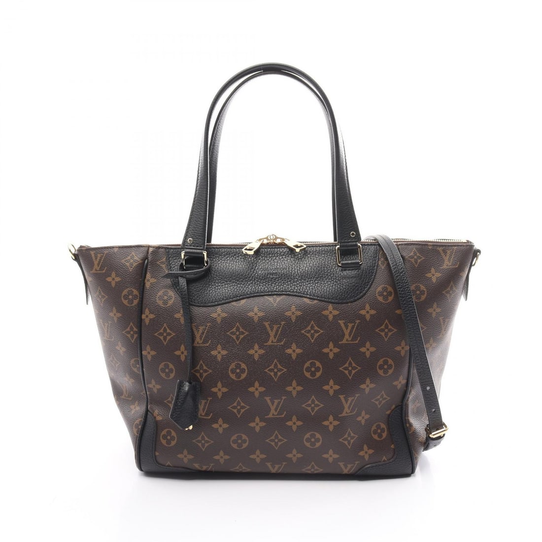 Louis Vuitton Estrella Monogram Canvas 2way Tote Bag M51192 with Gold Hardware: Louis Vuitton Estrella Monogram Canvas 2way Tote Bag M51192 with Gold Hardware This Louis Vuitton Estrella Monogram 2-way tote bag features the iconic brown PVC coated canvas and is designed for both