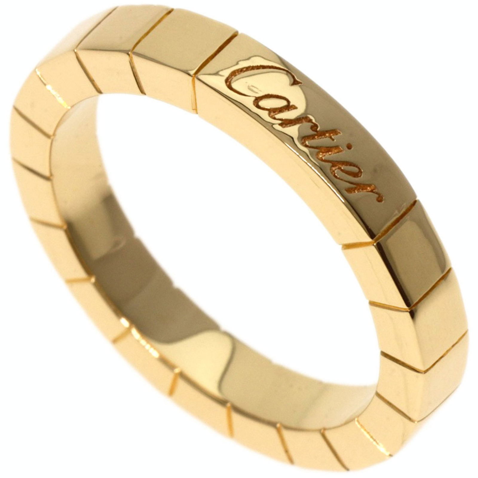 Cartier Laniere Yellow Gold Ring Size 49: Cartier Laniere Yellow Gold Ring Size 49 This Cartier Laniere ring features a sleek yellow gold design, crafted for a unisex style. Made in France, it is size 49 and showcases Cartier's signature eleg