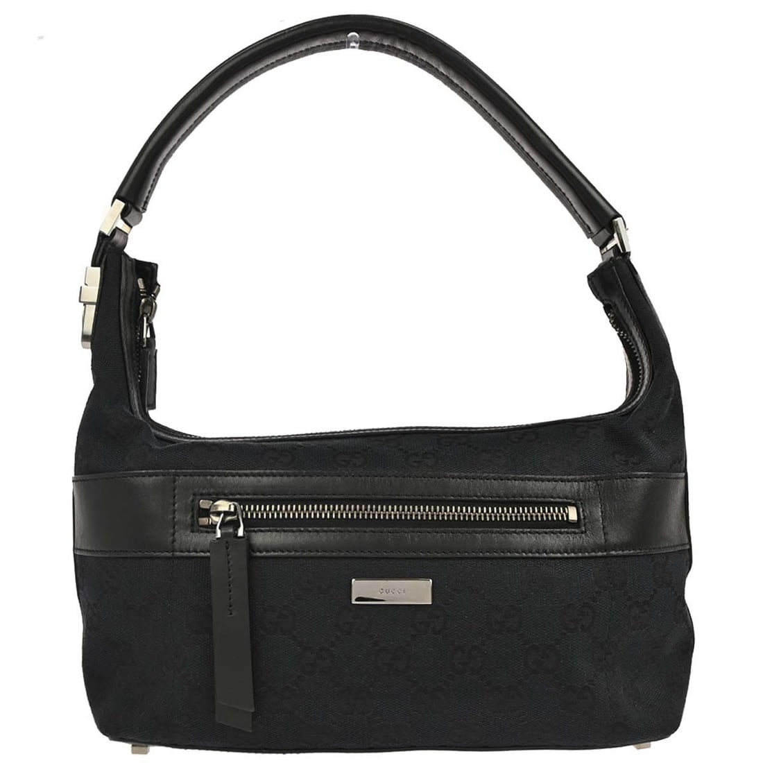 Gucci GG Small Black Canvas Top Handle Bag 001.4302 001998 (1 of 9)